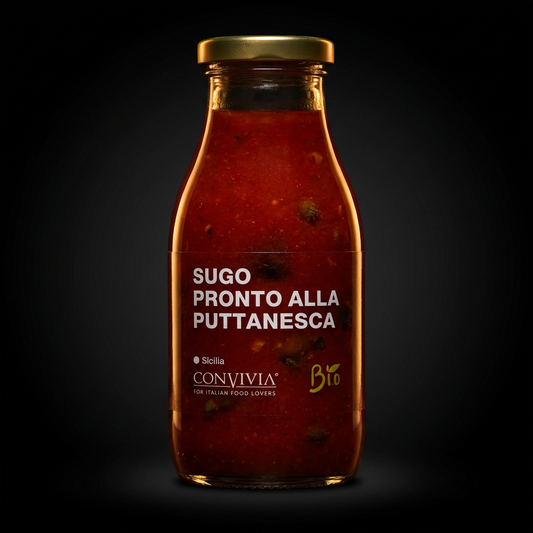 Bio Kirschtomatensauce alla Puttanesca
